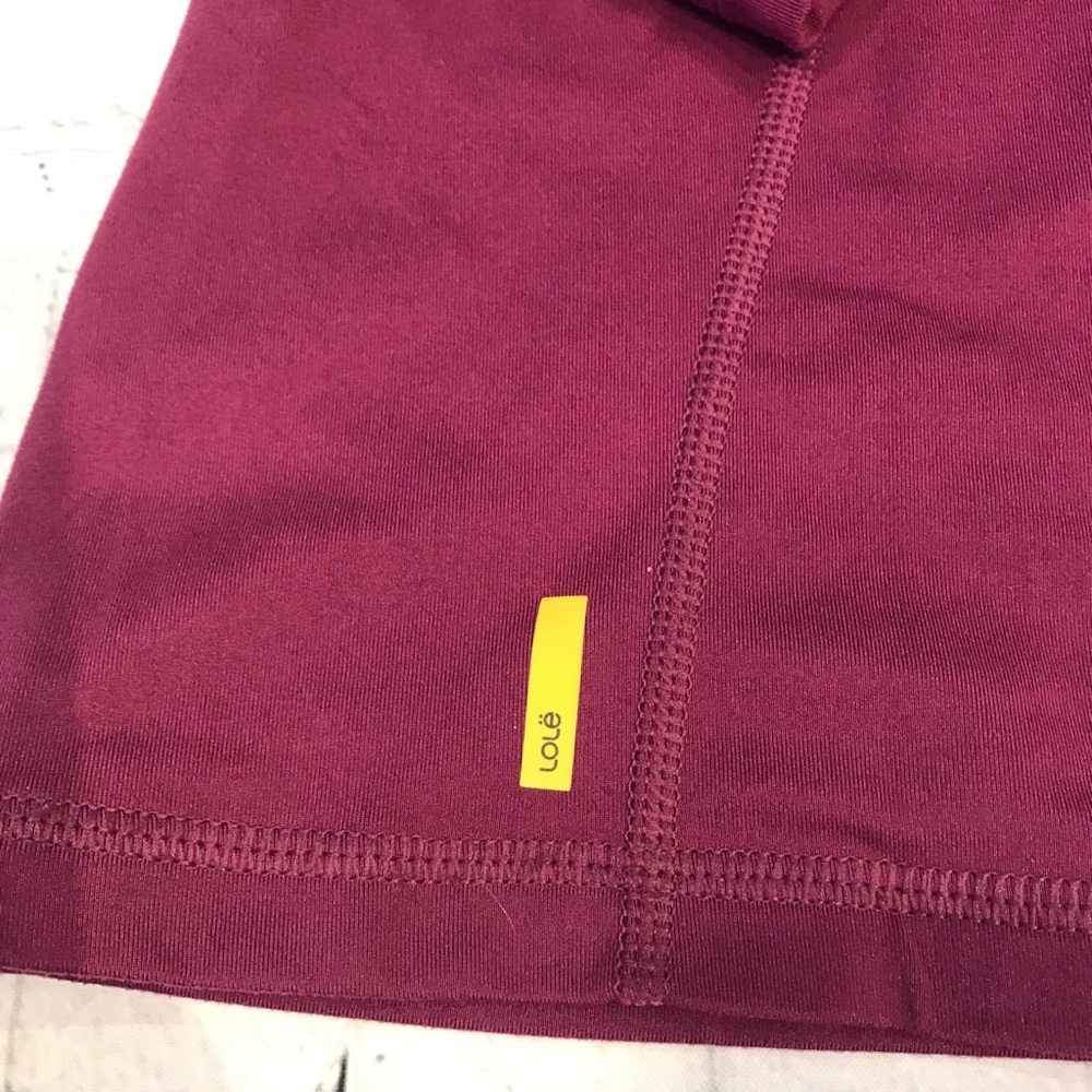 Lole Purple Long Sleeve Athletic Top - Picture 2 of 6